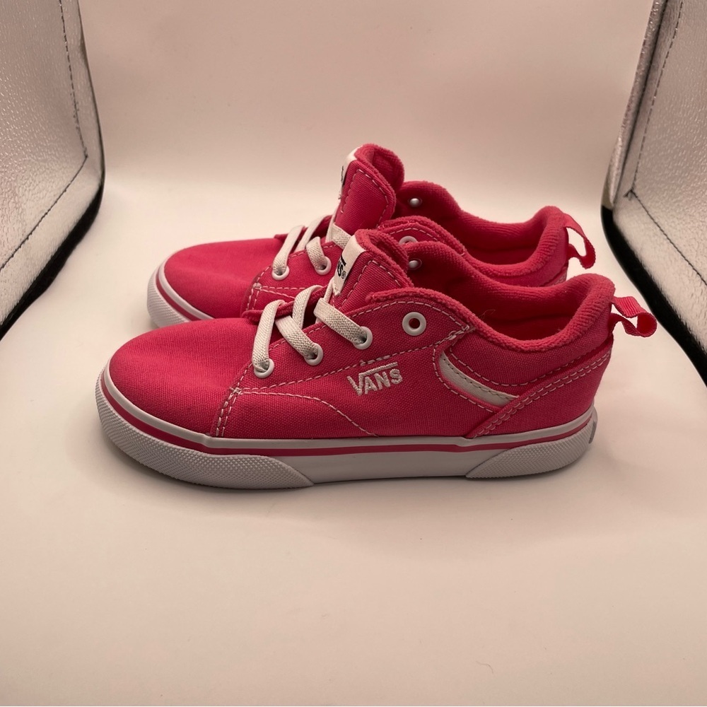 Vans girls pink Sneakers size 10C
